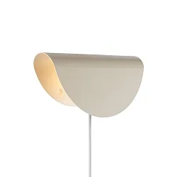 Luminaria de pared MODEL E14 IP20, beige 