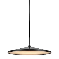Luminaria colgante BALANCE IP20, negro regulable