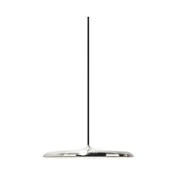 Luminaria colgante ARTIST 40 IP20, acero inoxidable regulable