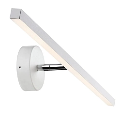Luminaria de espejo IP S13 60 giratorio, giratorio IP44, blanco 
