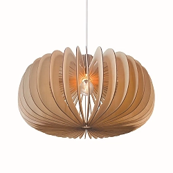 Luminaria colgante HAZO 65 E27 IP20, marrón regulable