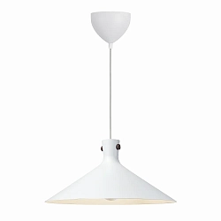 Luminaria colgante DORINA 45 E27 IP20, blanco regulable
