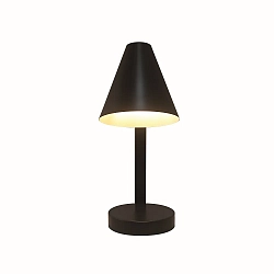 Luminaria de mesa WILMER giratorio E14 IP20, negro 