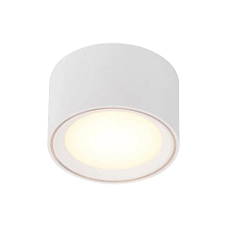 Downlight de superficie FALKIR IP20, blanco 