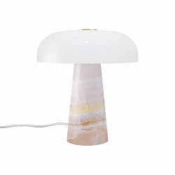 Luminaria de mesa GLOSSY MIN E14 IP20, blanco opalino, rojo 
