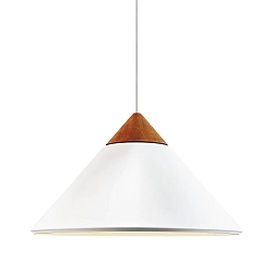 Luminaria colgante KINTO E27 IP20, blanco regulable