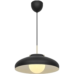 Luminaria colgante LATIF E14 IP20, negro regulable