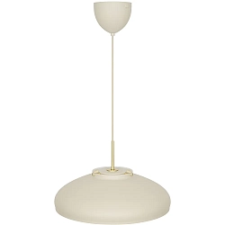 Luminaria colgante LATIF E14 IP20, beige regulable
