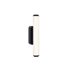 Luminaria de pared VIRELLE 32 IP44, negro regulable