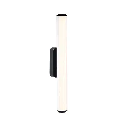 Luminaria de pared VIRELLE 50 CCT Switch IP44, negro regulable