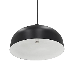 Luminaria colgante SANDRO E27 IP20, negro regulable