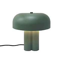 Luminaria de mesa SANDRO E27 IP20, verde oscuro 