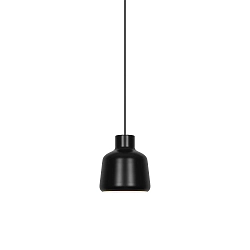 Luminaria colgante LOUELLA 20 E27 IP20, negro regulable