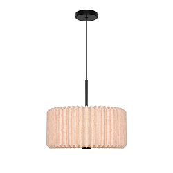 Luminaria colgante VIVIENNE 40 E27 IP20, beige, negro regulable