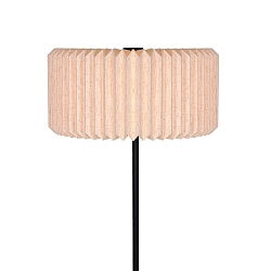 Luminaria de pedestal VIVIENNE E27 IP20, beige, negro 