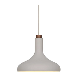 Luminaria colgante FUJI E27 IP20, beige regulable