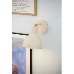 Luminaria de pared POP E27 IP20, beige 
