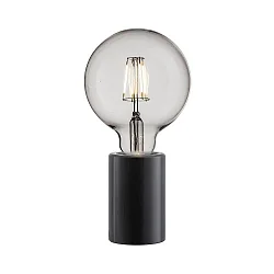 Nordlux Table lamp SIV 2, E27, marble, black