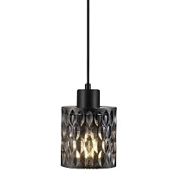 Luminaria colgante HOLLYWOOD cilíndrico E27 IP20, regulable