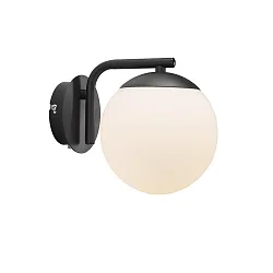 Luminaria de pared GRANT E14 IP20, negro