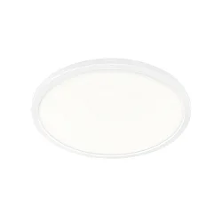 Nordlux LED Ceiling luminaire PLANURA, Ø 42.4cm, height 2.3cm, 22W 2700K 2100lm 120°, with MOODMAKER dimming, white