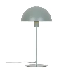 table lamp ELLEN 20 half round, with switch, with lamp socket E14 IP20, dusty green 
