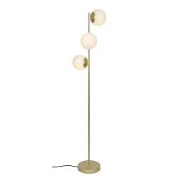 Luminaria de pedestal LILLY E14 IP20, latón 