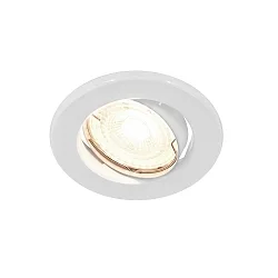 LED Recessed luminaire CANIS, round, Set of 3, GU10, 3,7W LED, 36°, 2700K, 230lm, IP20
