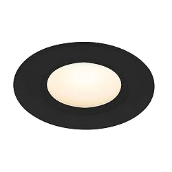 Luz downlight TIAKI IP65, negro regulable