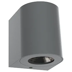 LED Outdoor Wall luminaire CANTO 2, IP44, 12W 2700K 500lm 2x75°, gray
