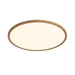 ceiling luminaire OJA 42 IP54 DIM round IP54, wood, mat dimmable
