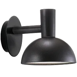 Luminaria de pared para exteriores ARKI E27 IP54, negro