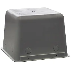 Vaso empotrable SPOT BOX, plata