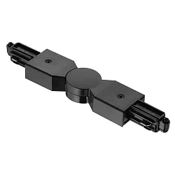 Conector monofásico LINK giratorio, negro