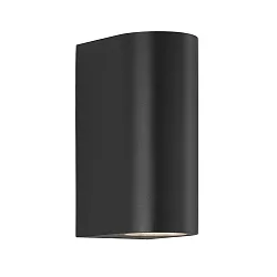 Nordlux LED Wall luminaire ASBOL Outdoor luminaire IP44, Up/Down, height 15cm, width 6.7cm, depth 9.5cm, 2x 5W 3000K, 97°
