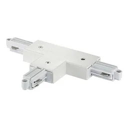 Conector en T monofásico LINK derecho, blanco