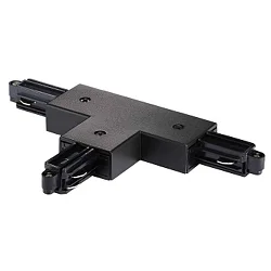Conector en T monofásico LINK, negro