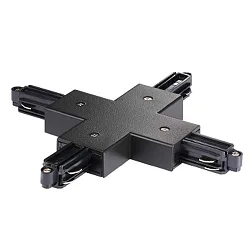 Conector en X monofásico LINK, negro