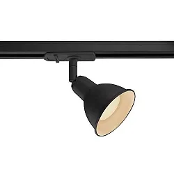 Foco monofásico LINK giratorio GU10 IP20, negro