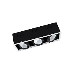 Luminaria empotrable para techos SPOT MULTI FL de 3 llamas, sin parpadeo, giro cardánico IP20