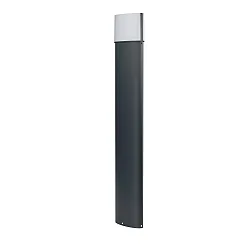 Luminaria para balizas ENDURA® STYLE ELLIPSE 90CM radiación lateral, elíptica, conmutable IP44, plomo oscuro 