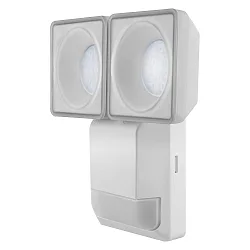 Luminaria de pared para exteriores ENDURA® PRO FLOOD SENSOR 16W doble, con sensor, inclinable IP55, blanco regulable