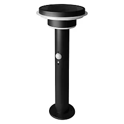 Lámpara solar de pie ENDURA® STYLE SOLAR 40CM POST SENSOR DOUBLE CIRCLE con interruptor, con sensor, con batería IP44