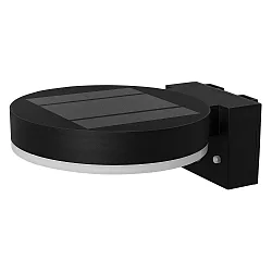 Lámpara solar de pared ENDURA® STYLE SOLAR WALL SENSOR SINGLE CIRCLE con interruptor, con sensor, resistente a los impactos