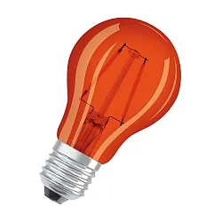 Filamento de alumbrado decorativo STAR DÉCOR CLASSIC A60 - ORANGE 515 conmutable A60 claro E27 2,5W 160lm 1500K 300° CRI >50 