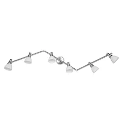 spotlight bar LED SPOT 6 flames, adjustable G9 IP20