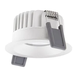 downlight SP FIX P 8W 940 PS DIM IP44 WT rigid, with switch, multipower, set back IP44/IP20, white