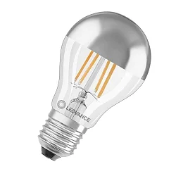 Lámpara espejada de forma estándar CLASSIC MIRROR A50 CL SILVER conmutable A60 claro E27 6,5W 650lm 2700K 300° CRI 80-89 