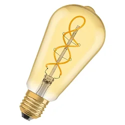 Lámpara LED E27 4W 300lm 2000K 300° CRI 80-89 