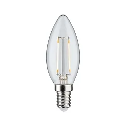 Filamento luminoso en forma de vela C35 3 veces E14 2,5W 250lm 2700K CRI >80 regulable
